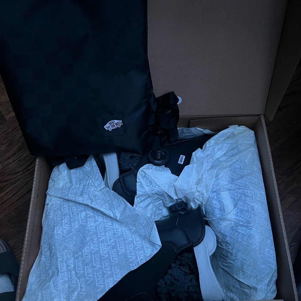 Vans Black and White Sneakers